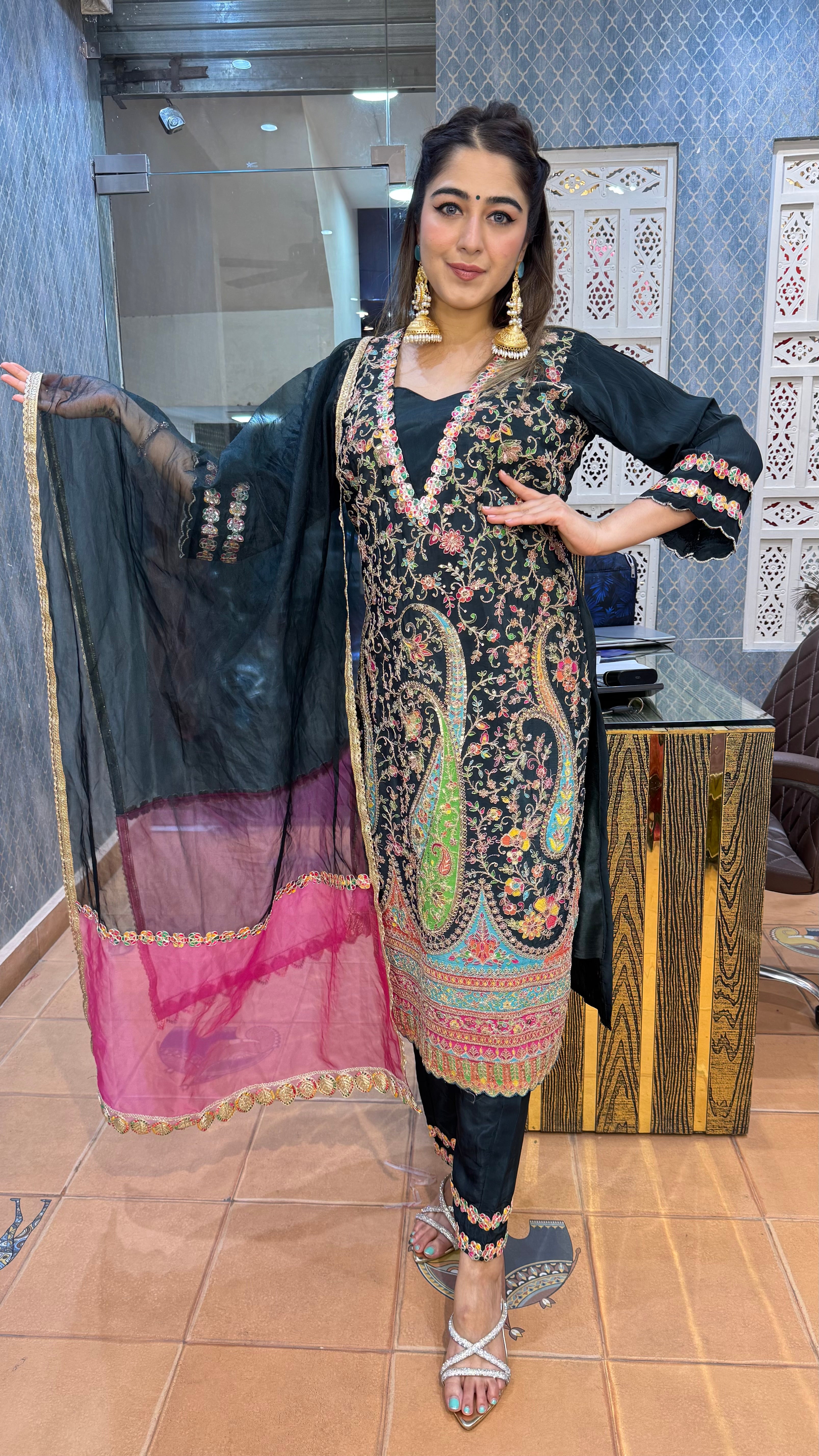 the sindoori suit