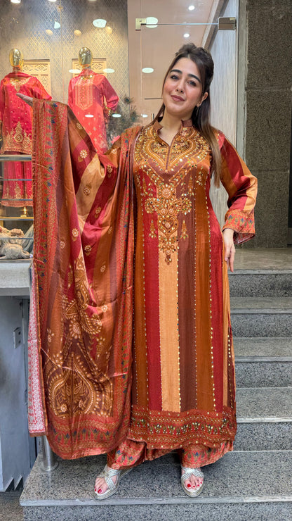 THE ZARKASHI PLAZZO SET