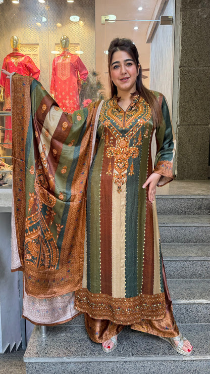 THE ZARKASHI PLAZZO SET