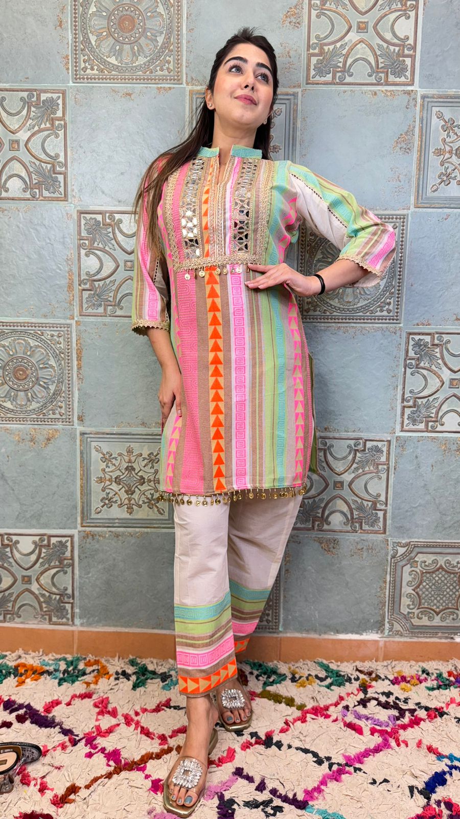 Satrangi Co Ord Set