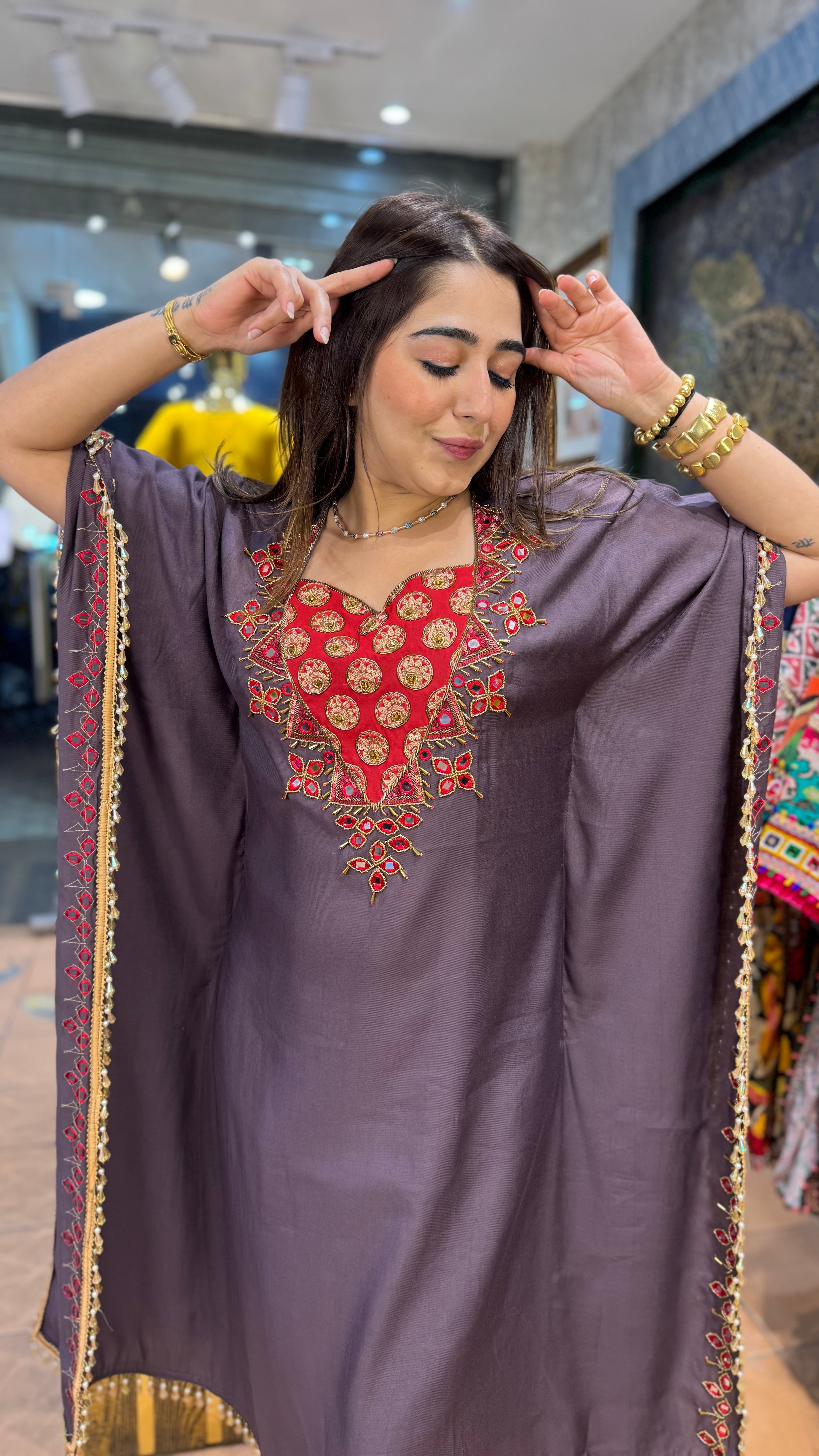 The Jugnu Kaftan