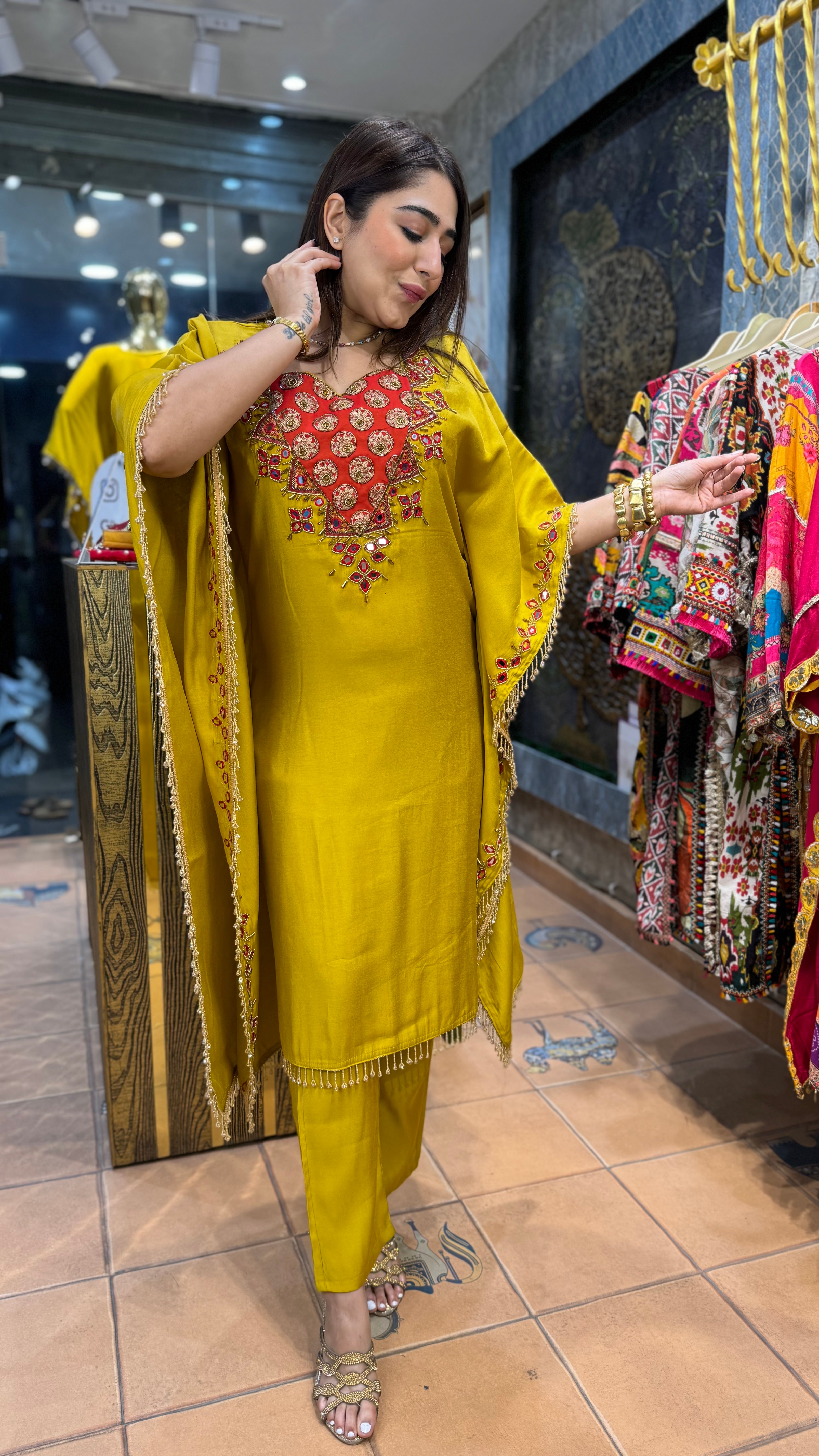 The Jugnu Kaftan