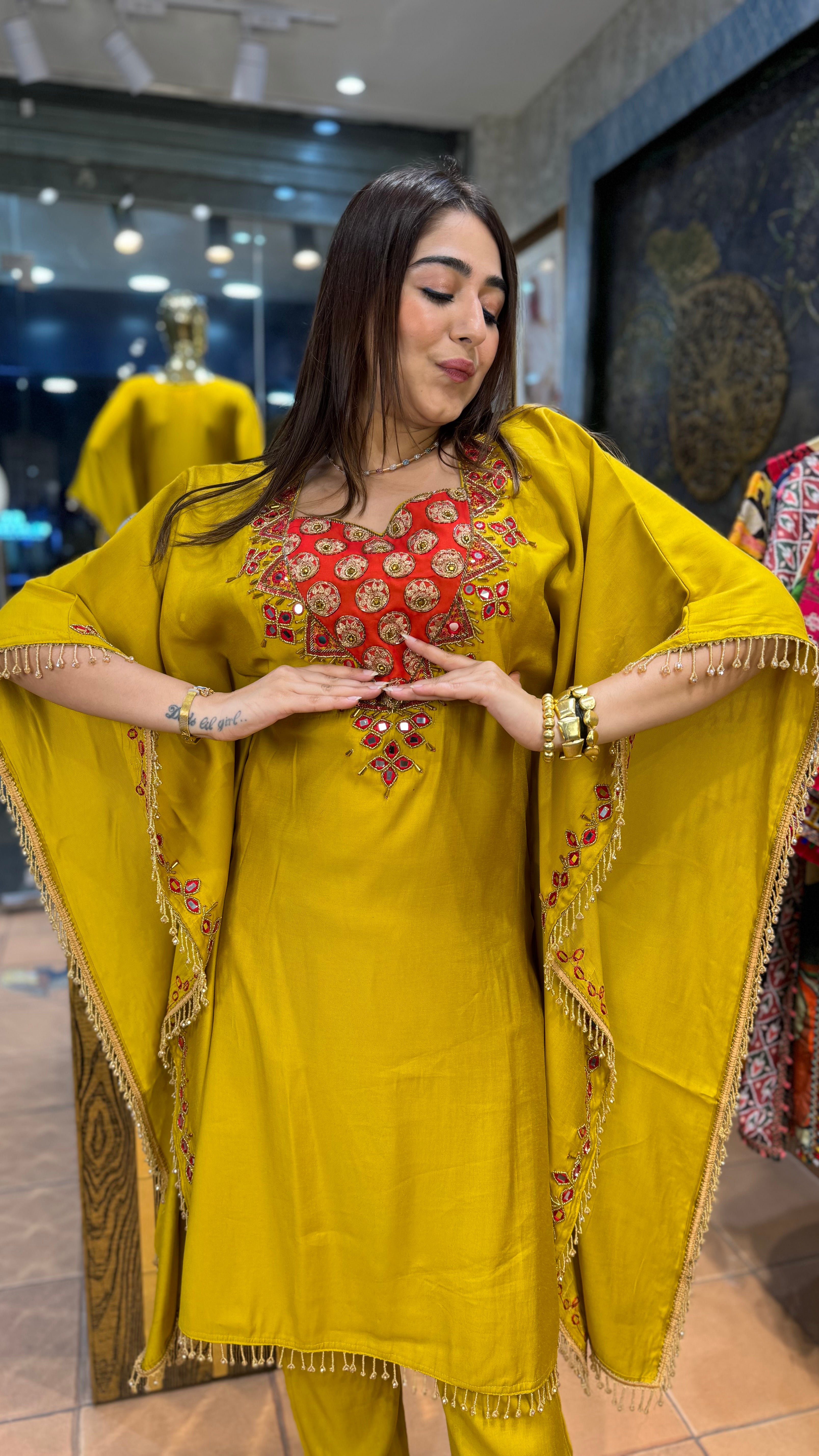 The Jugnu Kaftan