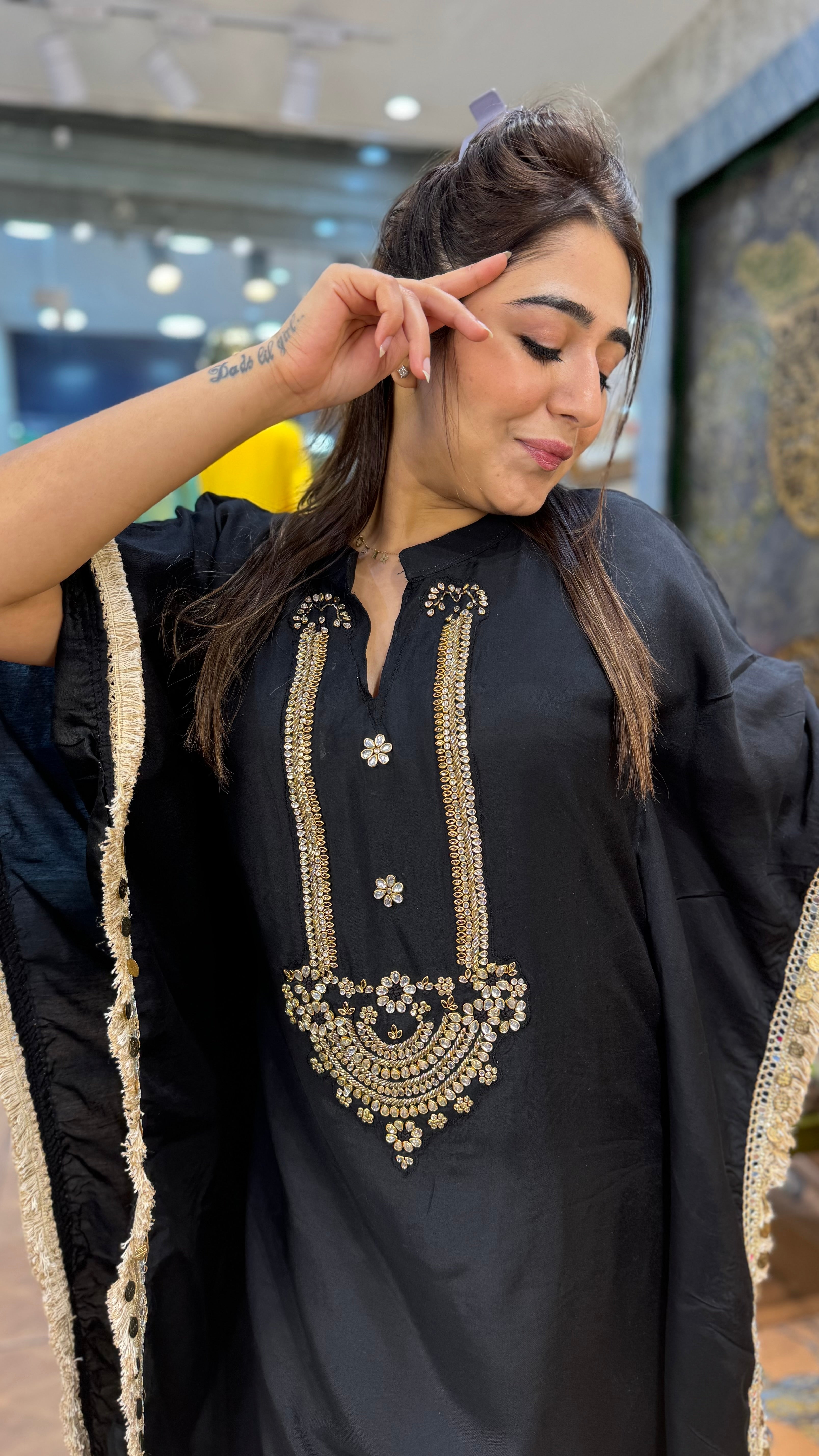 The Kundan Kaftan