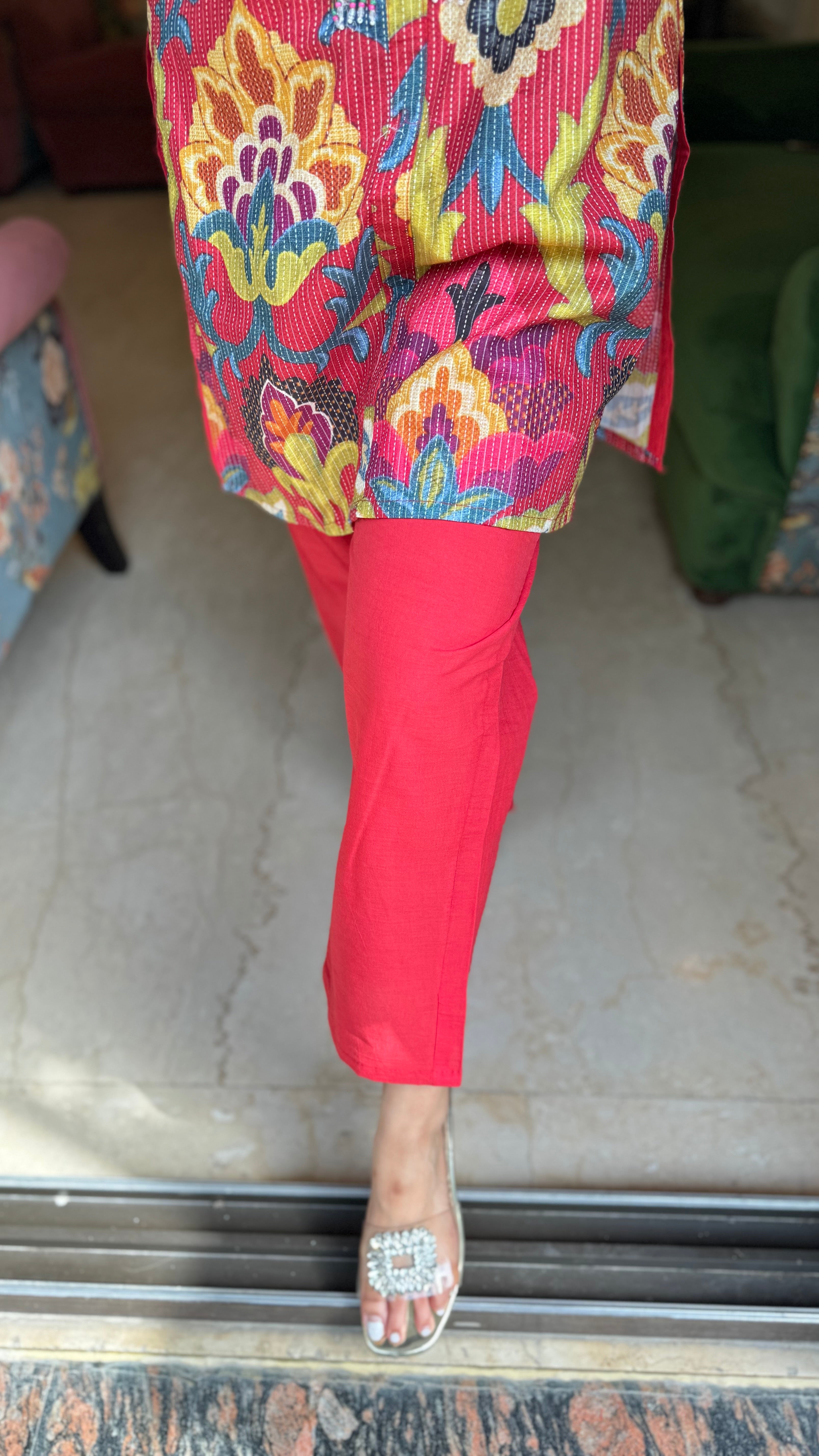 The Kantha Print Co Ord Set