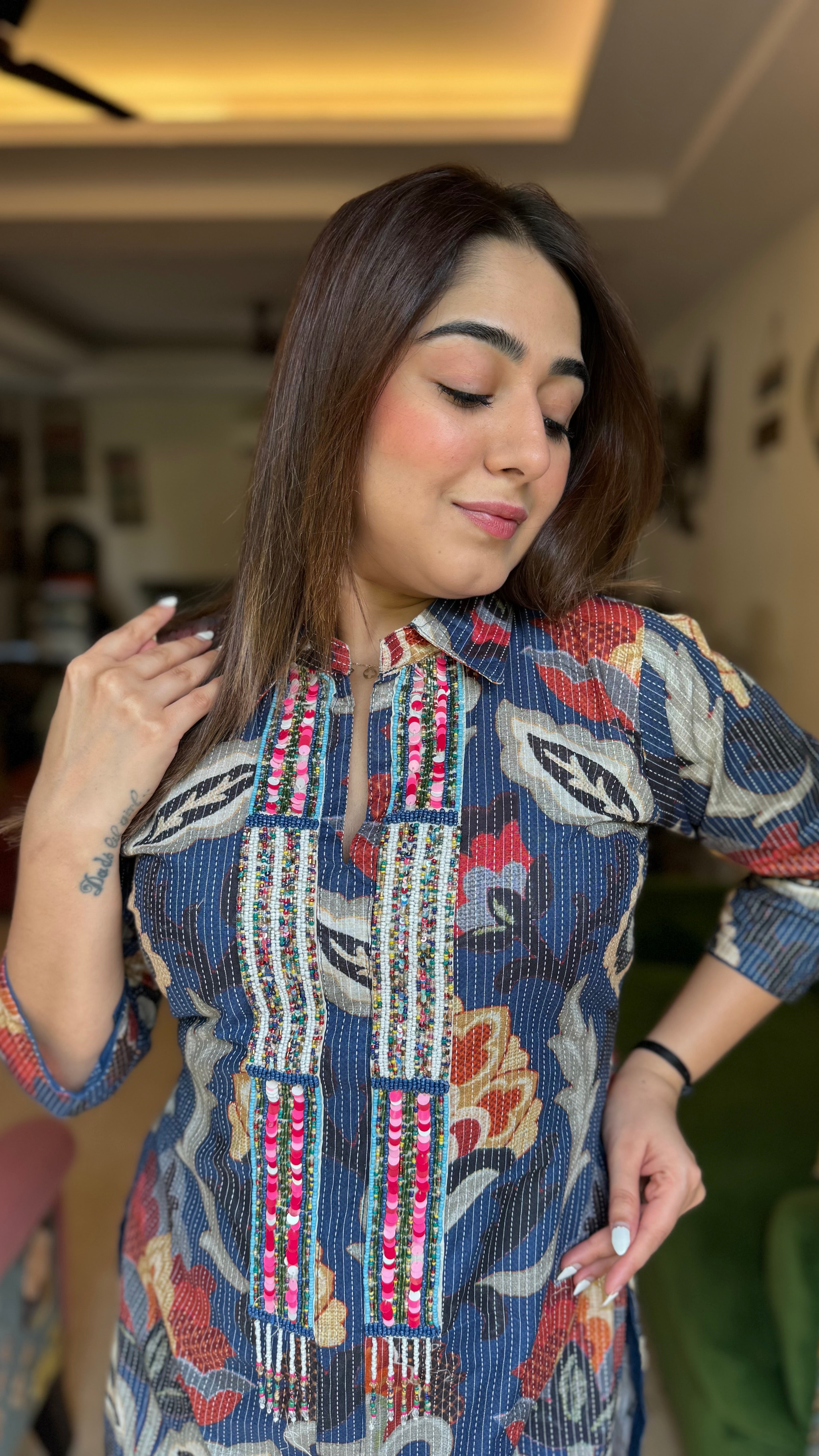 The Kantha Print Co Ord Set