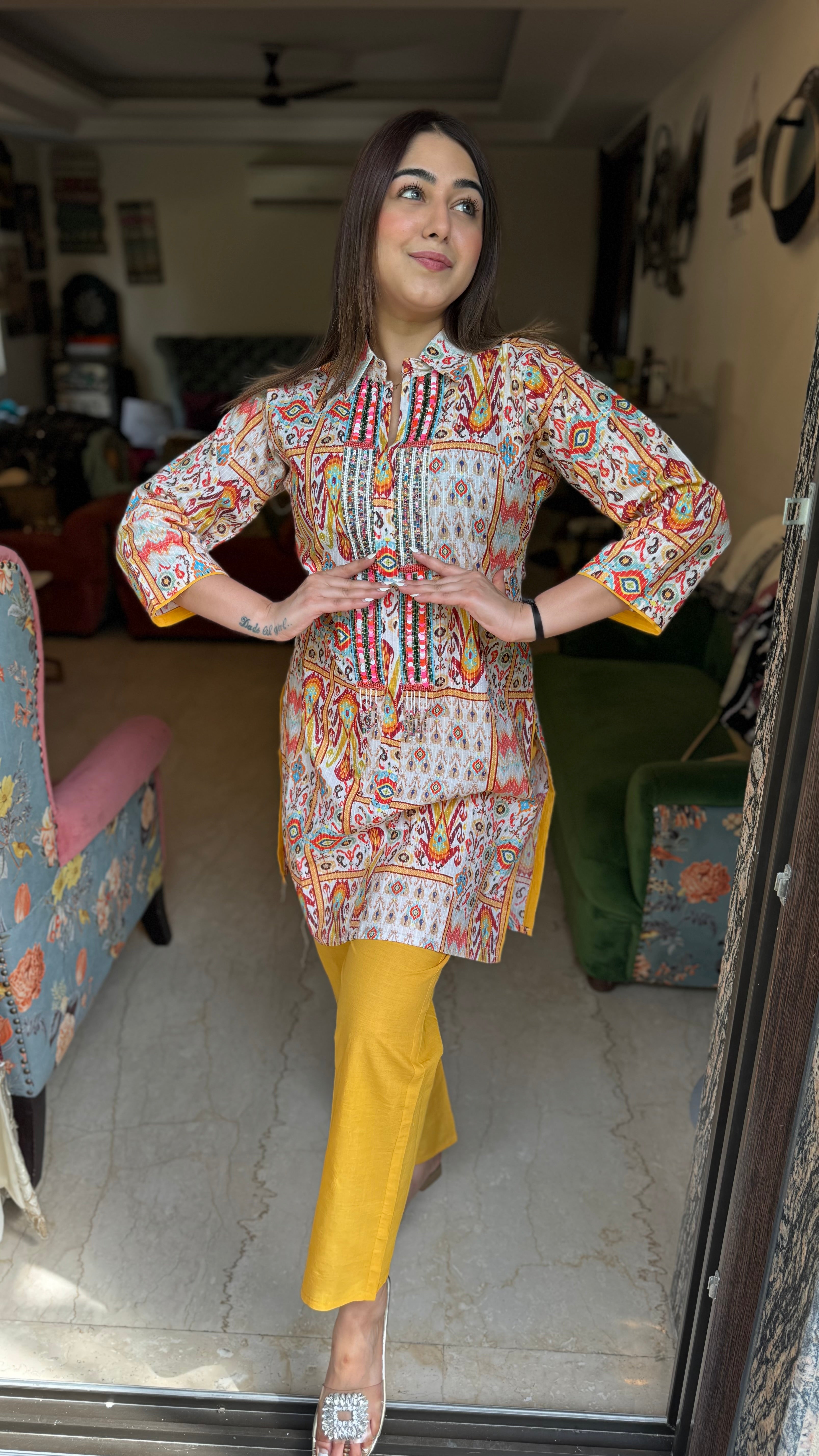 The Kantha Print Co Ord Set