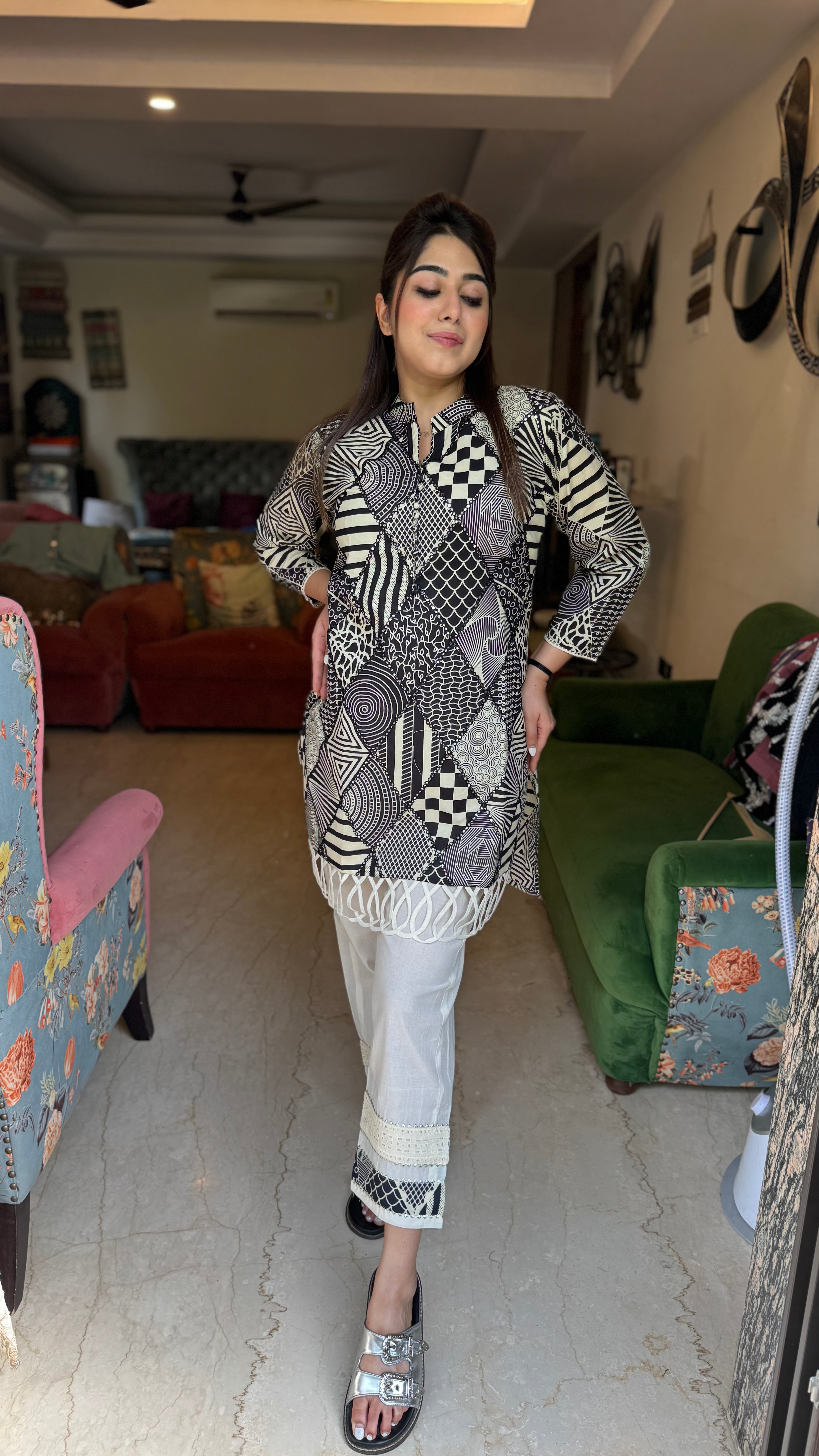 The Retro Print Co Ord Set