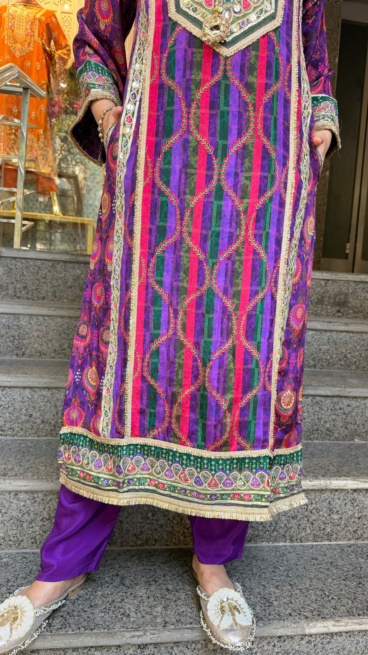 THE SATRANGI LONG SET