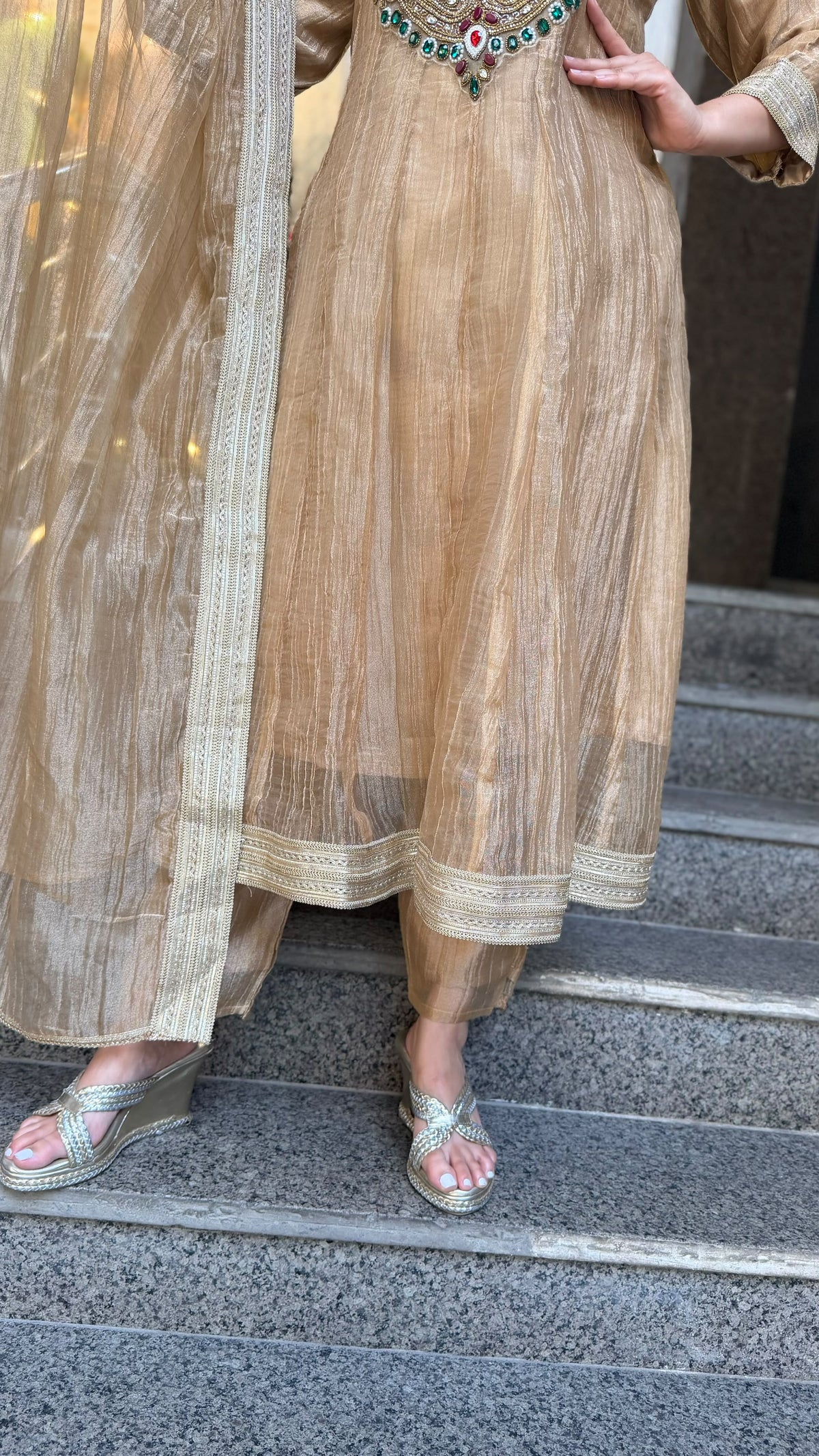 THE MUBEENA  ANARKALI SET