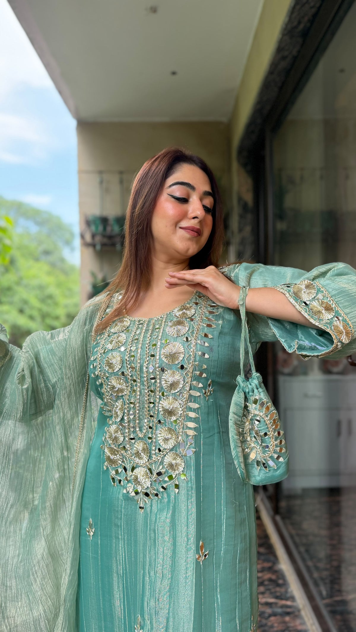 THE FARZANA  LONG SET