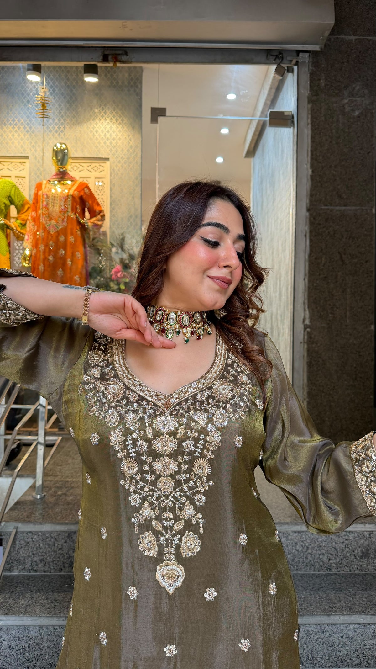 THE GULKAND SHARARA SET