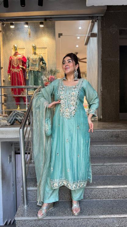 THE FARZANA  LONG SET