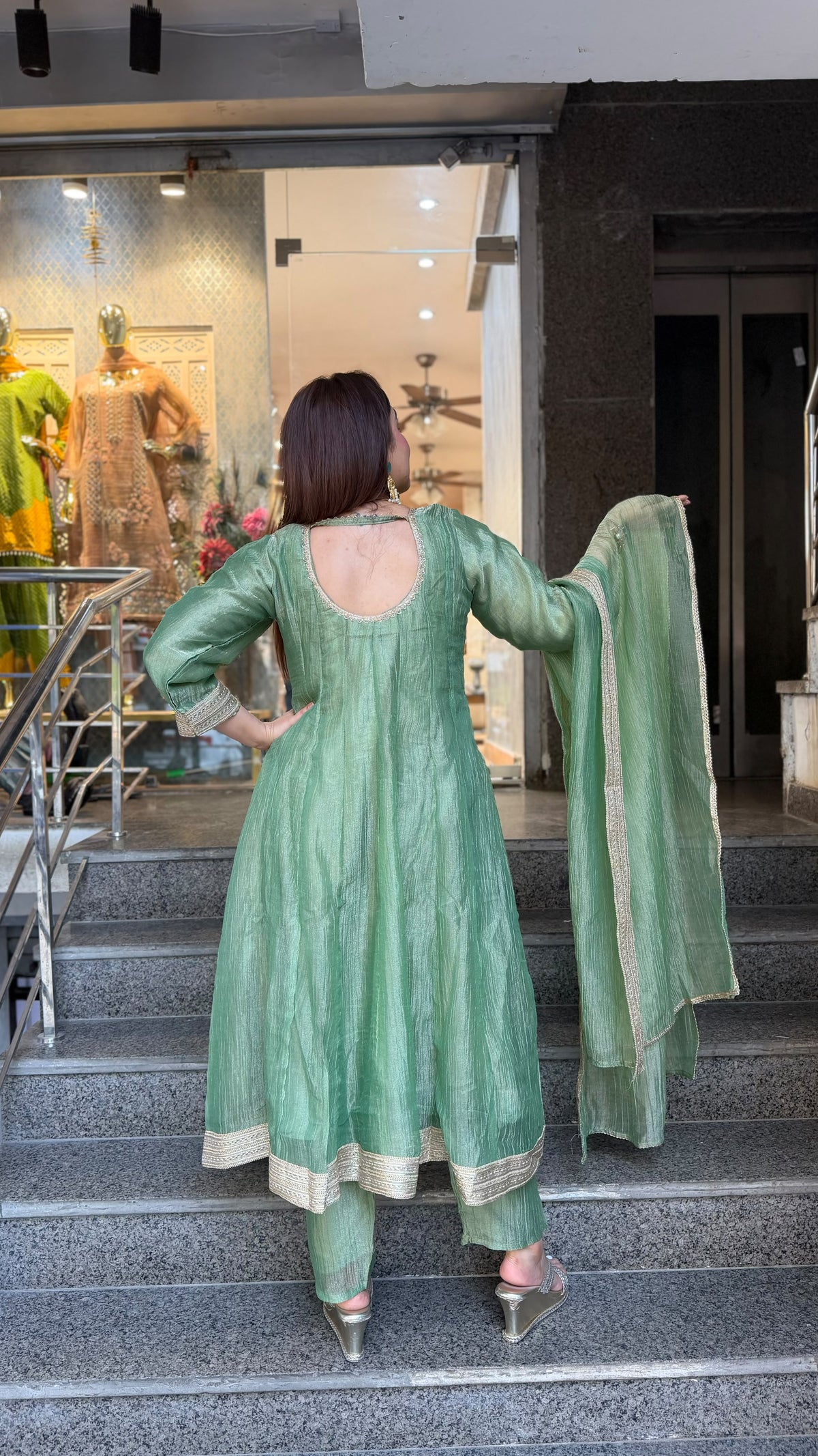 THE MUBEENA  ANARKALI SET
