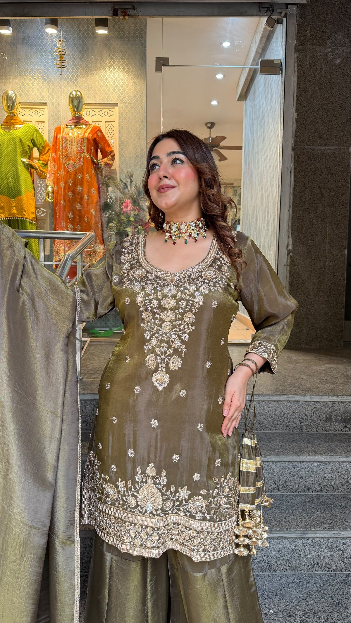 THE GULKAND SHARARA SET