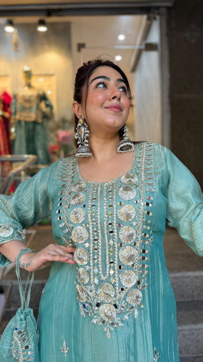 THE FARZANA  LONG SET