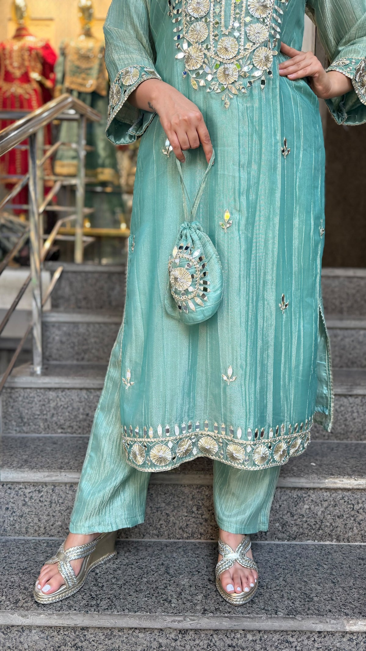 THE FARZANA  LONG SET