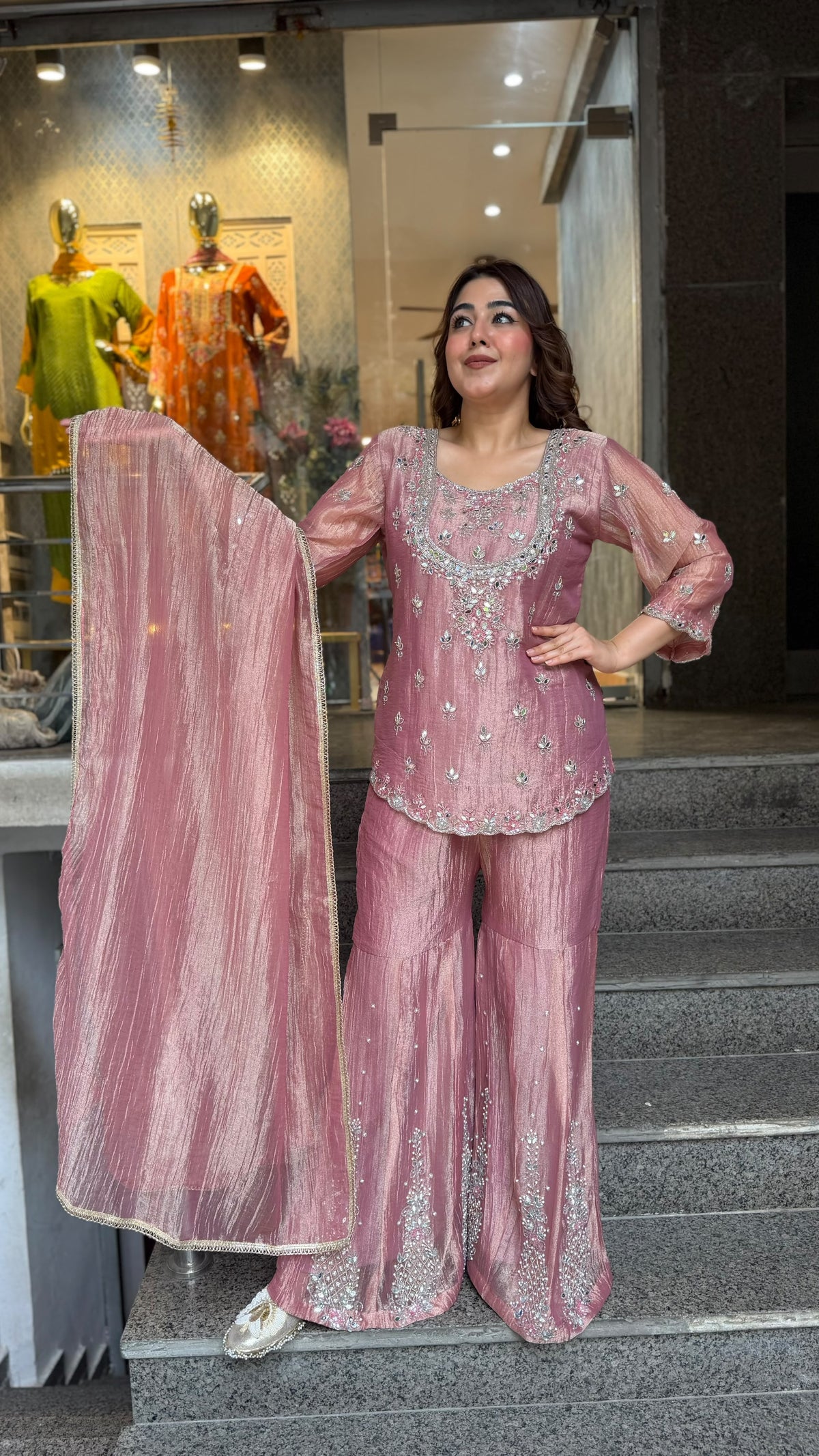 THE CHANDRAMUKHI SHARARA SET