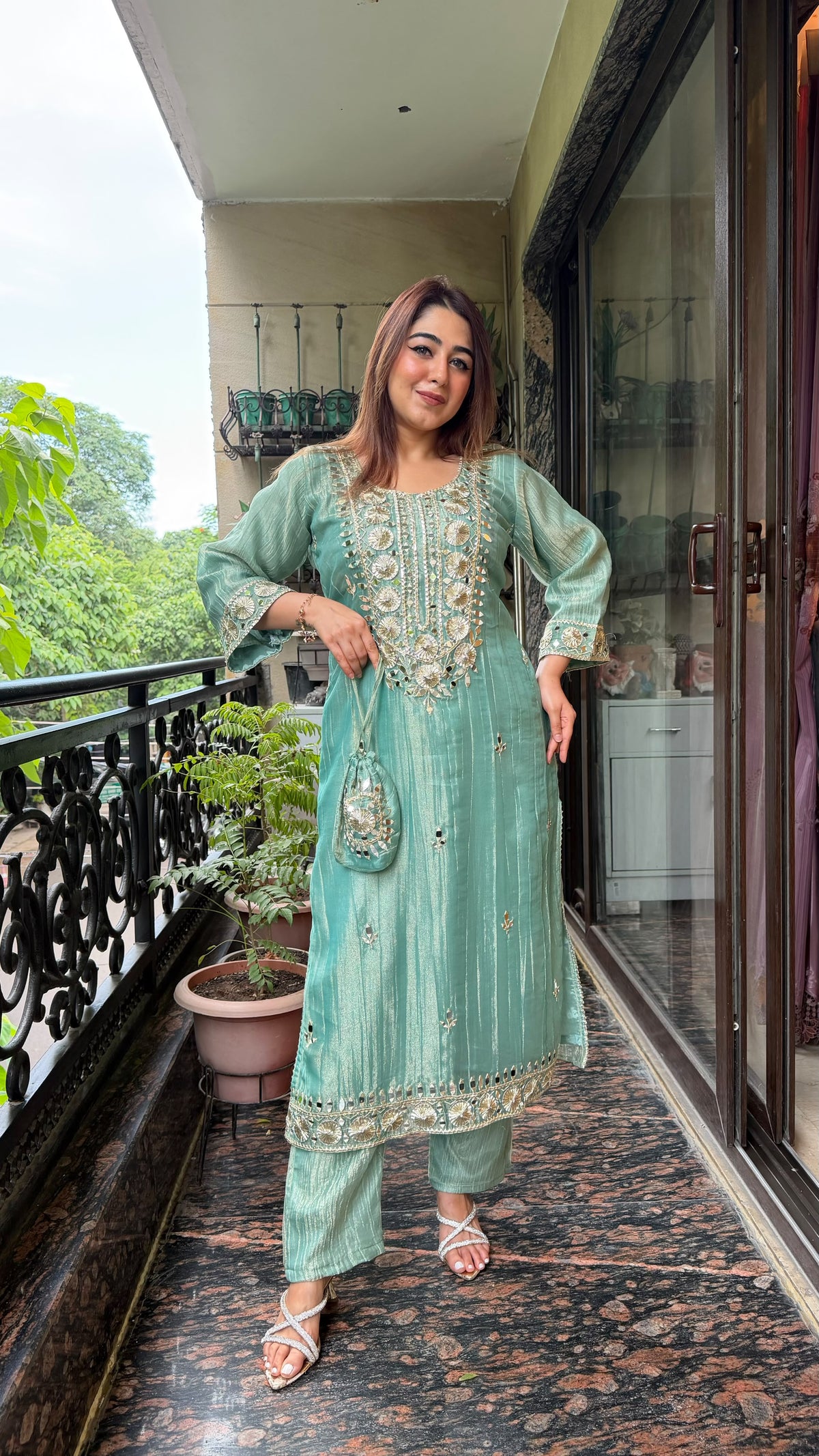 THE FARZANA  LONG SET