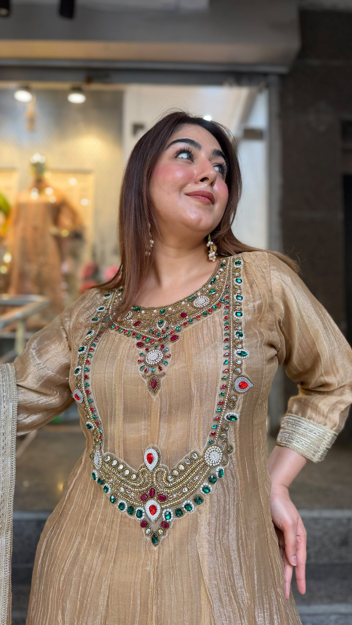 THE MUBEENA  ANARKALI SET