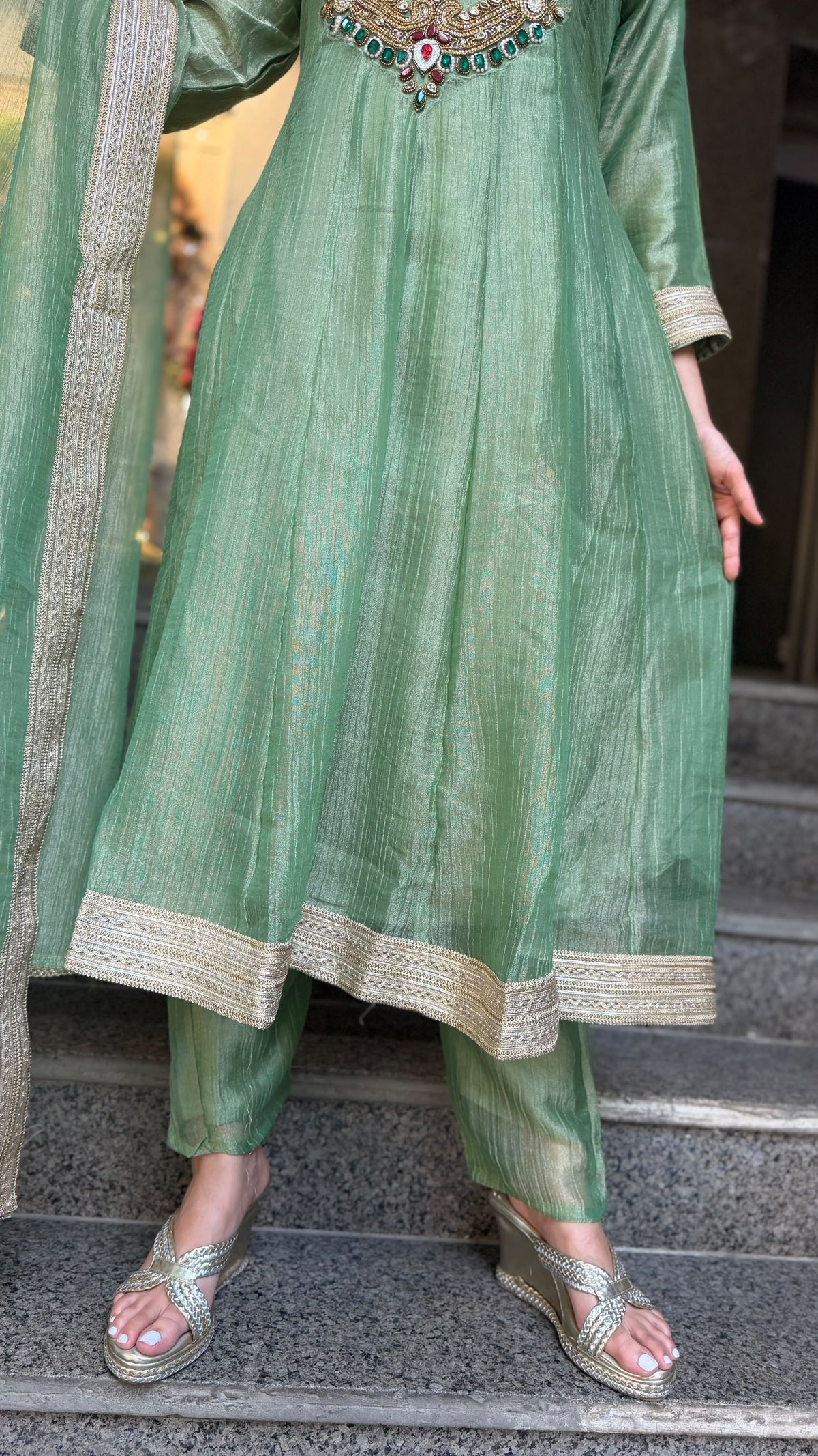 THE MUBEENA  ANARKALI SET