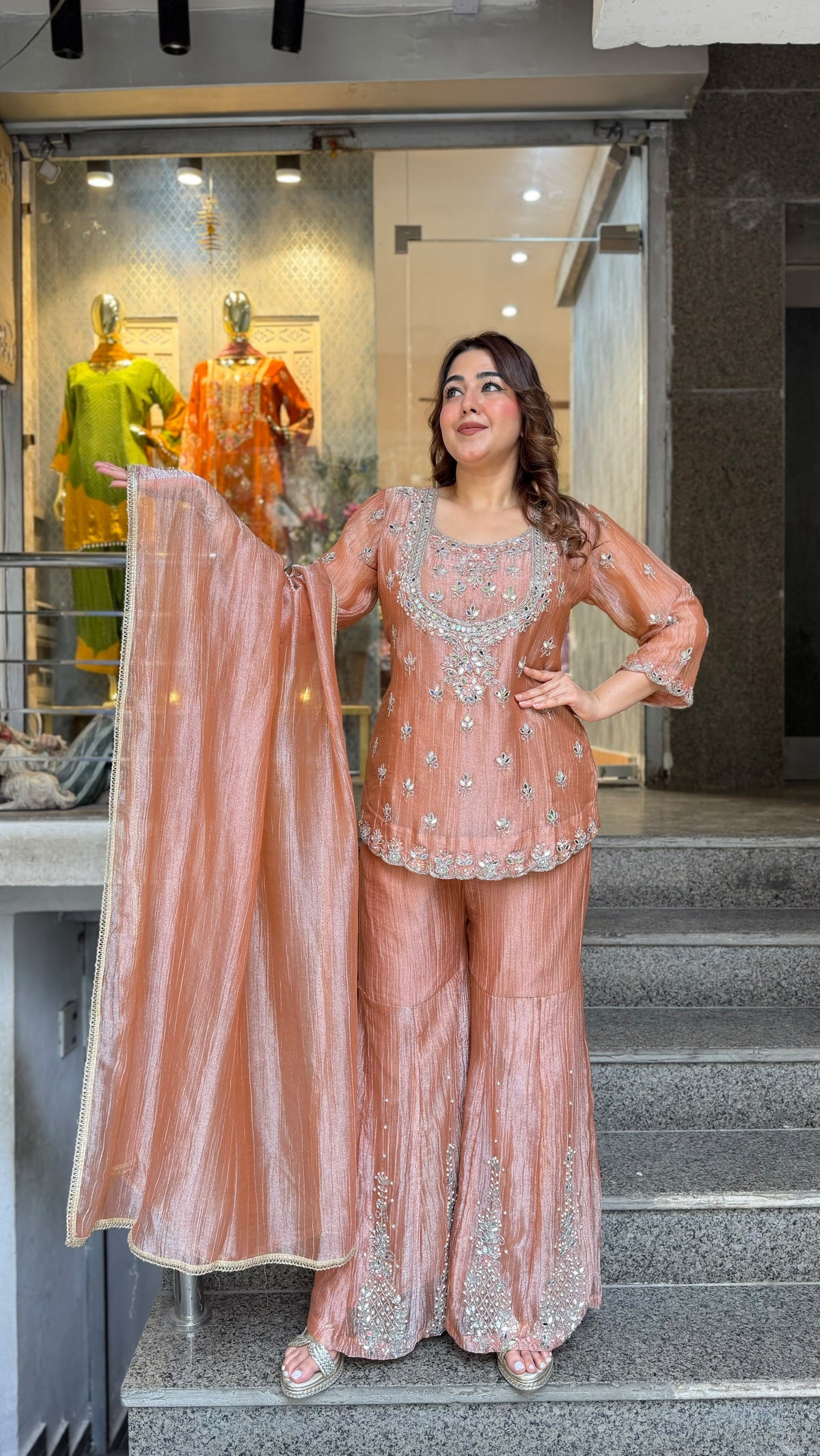 THE CHANDRAMUKHI SHARARA SET